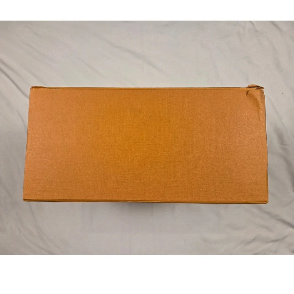 Authentic Louis Vuitton Storage Box Large Orange Magnetic Folding Luxury